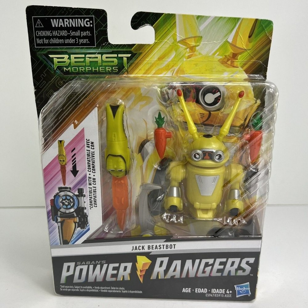 Power Rangers Beast Morphers  Jack Beastbot Action Figure 5" Saban Hasbro 2019